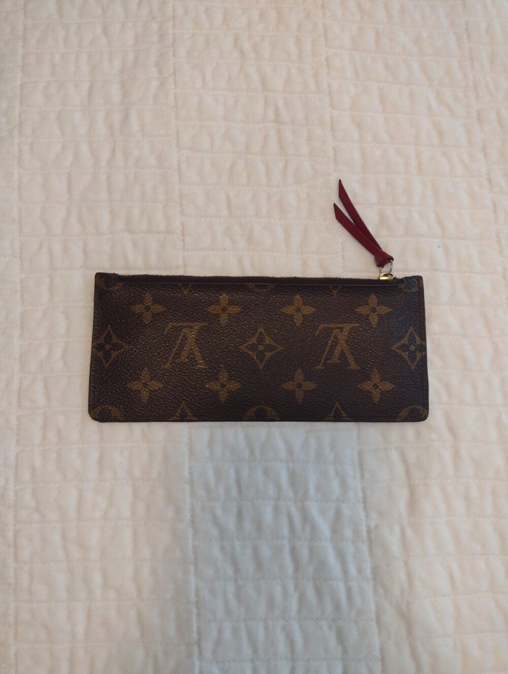 LOUIS VUITTON Felicie Pochette LV Monogram Wallet Insert Zip Coin Made In Spain - Picture 3 of 8